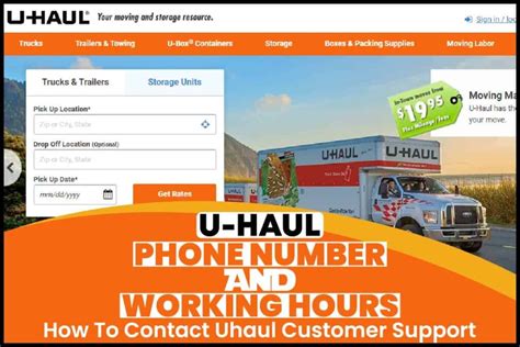 Since 1945, U-Haul has been serving do-it-yourself movers and their households. . Uhaul customer service number